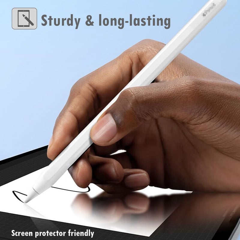 SIXFU 6 Pack Tips for Apple Pencil tip, Apple Pen Tip Compatible with iPad Pencil Tip with Cover Case for Apple Pencil Pro/USB-C/ 1st Gen/ 2nd Generation iPencil(Pink) - Image 5